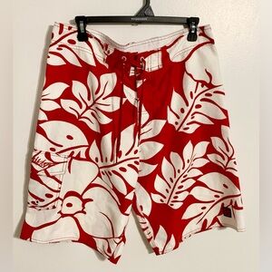 Board shorts swim trunks bathing suit men’s large Velcro drawstring pocket